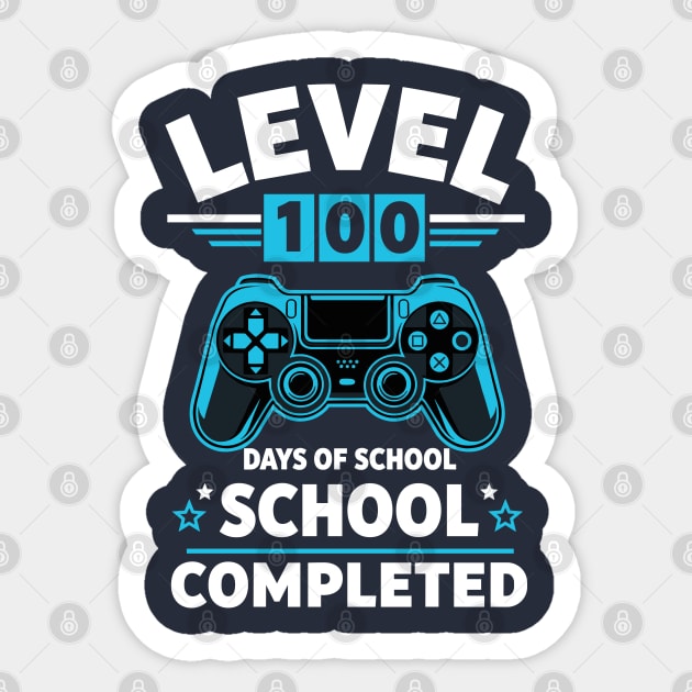 Level 100 Unlocked: 100 Days of School Sticker by enrynz